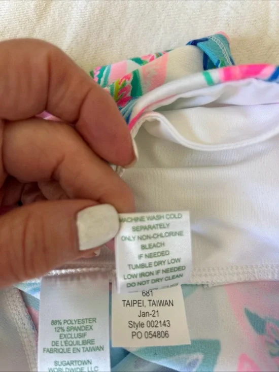 Lilly Pulitzer Weekender High Rise 24” Legging Toucan Do It Better Sz M Colorful - Picture 9 of 9